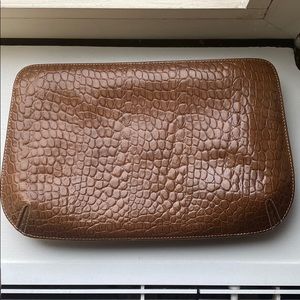 Giorgio Armani alligator clutch